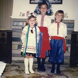 Digital Image - Ukrainian Children's Cultural Dress, Senjov-Makohon Children, Strathmore, 1988