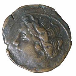 Coin - Ae22, Tauromonium, Sicily, 275 - 212 BC