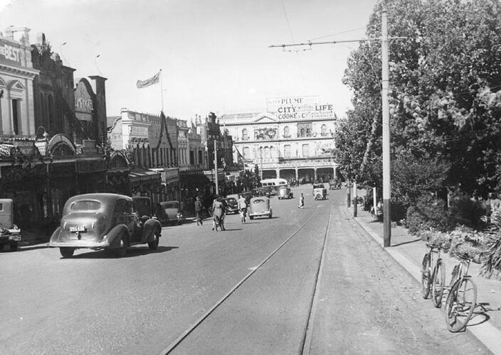 Photograph - Street Scene, Ballarat, 1938