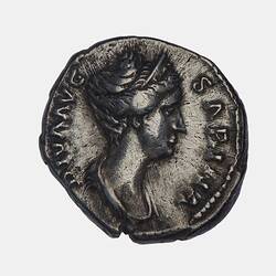 Coin - Denarius, Emperor Hadrian for Diva Sabina, Ancient Roman Empire, 137 AD