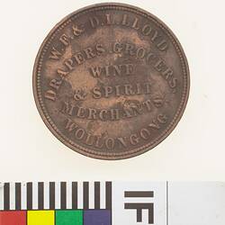 W.F. & D.L. Lloyd Token Halfpenny