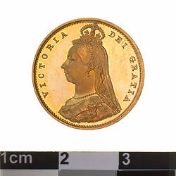 Proof Coin - Half Sovereign, Australia, 1887