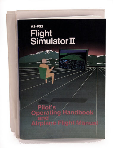 Computer Game - Flight Simulator II, Apple II