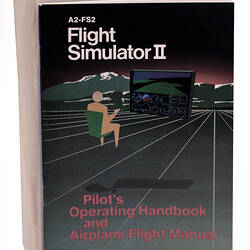 Manual - Apple II Software Game, 'Flight Simulator II', 1980s