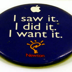 The significance of the Apple Newton badges