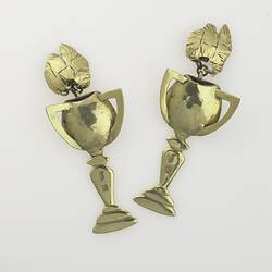Pair of Earrings - Marcos Davidson, Trophy, `Dressmaker', Melbourne Cup, 1987