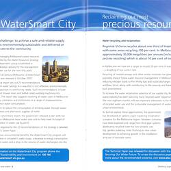 Booklet - 'Working together to save water', Victorian Government, October 2003