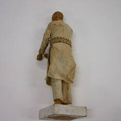 Indian Figure - Man Wearing a Rope Belt, Jadunath Pal, Krishnanagar, Clay, circa 1880