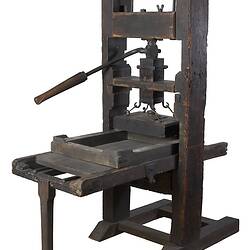 Printing Press - English Common Press, Fawkner, 1700s