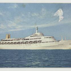 Christmas Card - P&O Orient Line 'Canberra', 1963