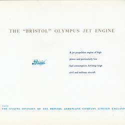 Bristol Olympus Jet Engine