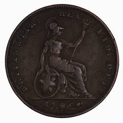 Coin - Farthing, William IV, Great Britain, 1834 (Reverse)