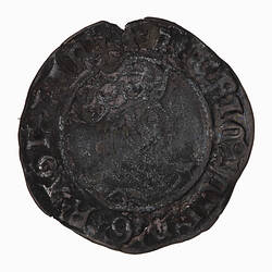 Coin - 1/2 Groat, Henry VIII, England, Great Britain, 1526 - 1532 (Obverse)