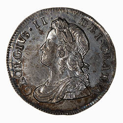 Coin - Threepence, George II, England, Great Britain, 1746 (Obverse)