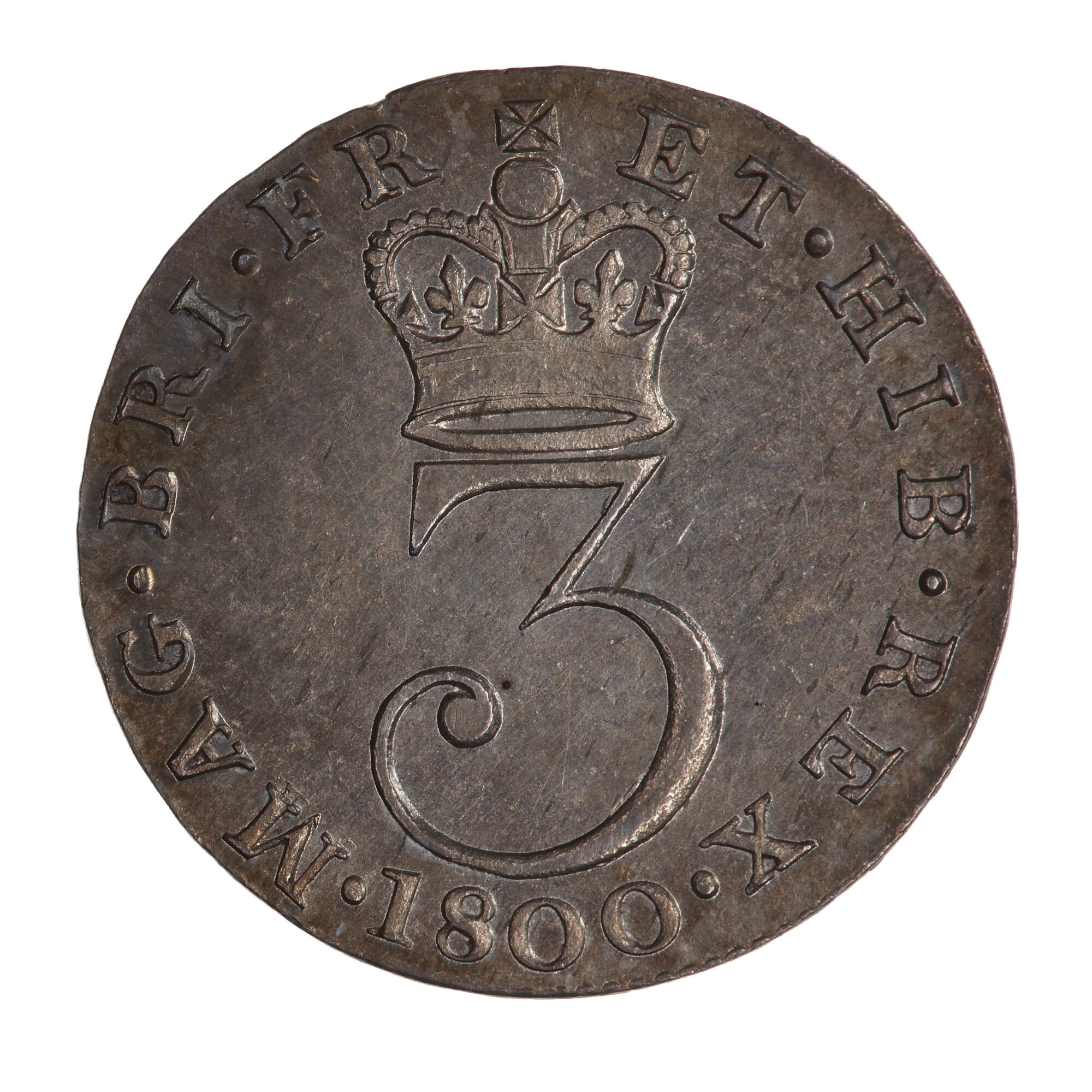 Victoria March 1999 England’s Pride Coin - Threepence, George III, Great Britain, 1800