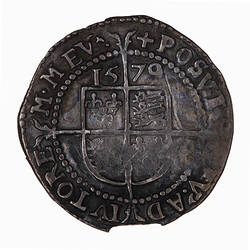 Coin - Threepence, Elizabeth I, Great Britain, 1579 (Reverse)