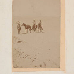 Photograph - '"A" Section Out Scouting', Egypt, Trooper G.S. Millar, World War I, 1914-1915