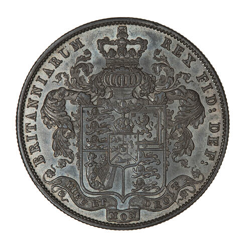 Coin - Halfcrown, George IV, Great Britain, 1826 (Reverse)