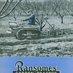 Publicity Brochure - Ransomes, Sims & Jefferies, MG.2 Garden Tractor, 1939