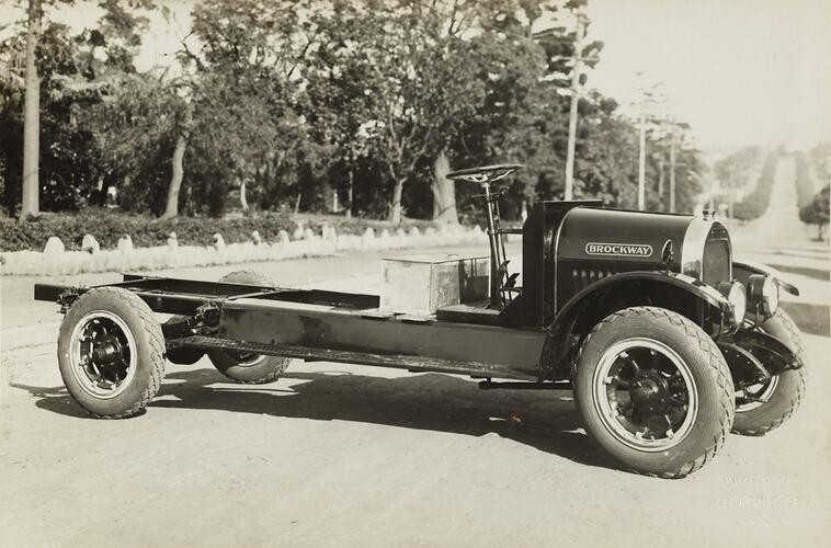 Photograph - Brockway Motors Ltd, Brockway Chassis, Sydney, New South Wales, circa 1920