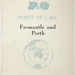 Leaflet - P&O Ports of Call Fremantle and Perth