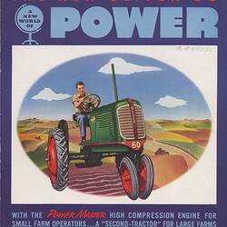 Descriptive Booklet - Oliver Farm Equipment, Oliver 60 Tractor, 1941