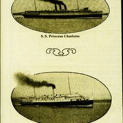 Leaflet - 'The Princess Line', 1911
