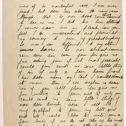Letter - Best to Telford, Phar Lap's Death, 15 Apr 1932
