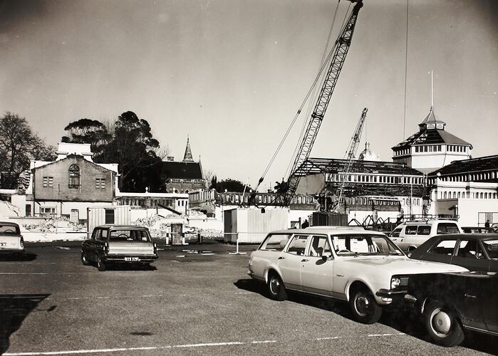 Photograph - Demolition of Northern Section of Eastern Annexe, Exhibition Building, Melbourne, 1971