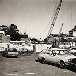 Photograph - Demolition of Northern Section of Eastern Annexe, Exhibition Building, Melbourne, 1971