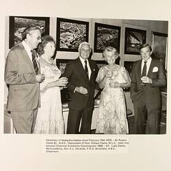 Photograph - Guests at Centenary of Laying Foundation Stone Commemorative Function, Exhibition Building, Melbourne, 1979