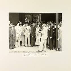 Photograph - Commonwealth Heads of Government Meeting, Departure of The Honourable Shrimati Indira Gandhi, Centennial Hall, Royal Exhibition Building, Melbourne, 30 Sep-7 Oct 1981