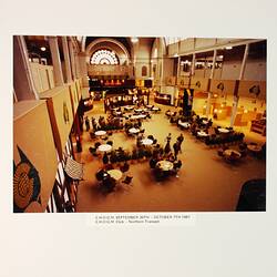 Photograph - Commonwealth Heads of Government Meeting, CHOGM Club, Northern Transept, Royal Exhibition Building, Melbourne, 30 Sep-7 Oct 1981