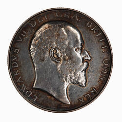 Coin - Halfcrown, Edward VII, Great Britain, 1902 (Obverse)