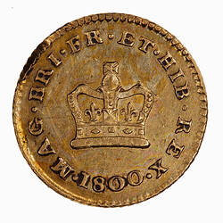 Coin - Third-Guinea, George III, Great Britain, 1800 (Reverse)