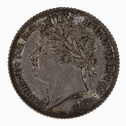 Coin - Sixpence, George IV, Great Britain, 1821