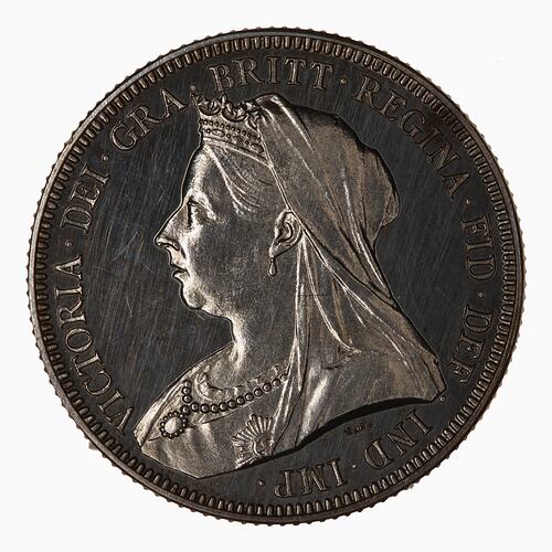 Proof Coin - Shilling, Queen Victoria, Great Britain, 1893
