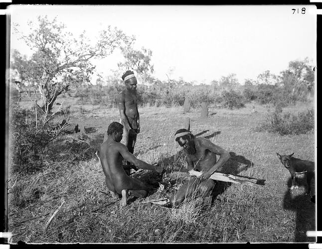 Glass plate. Warumungu. Tennant Creek, Central Australia, Northern ...