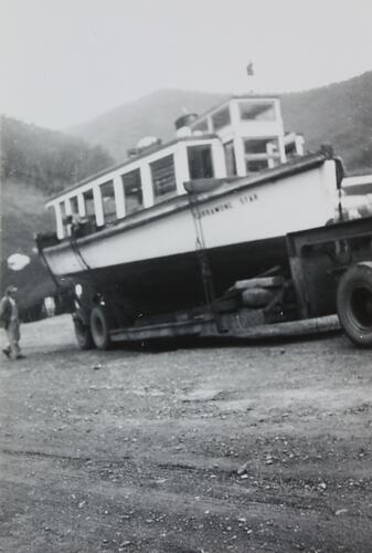 Photograph - The 'Currawong Star', Eildon Weir, Eildon, Victoria, circa 1930s