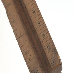 Ruler - Drafting, Wood, Triangular, circa 1930s-1940s