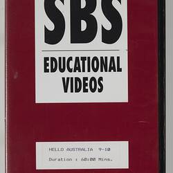 Video Tape - Hello Australia, Episodes Nine & Ten, SBS, VHS Tape, 1986