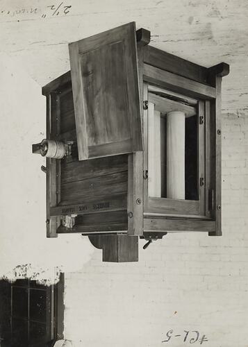 Photograph - Schumacher Mill Furnishing Works, Dustless Sack Cleaner, Port Melbourne, Victoria, circa 1930s