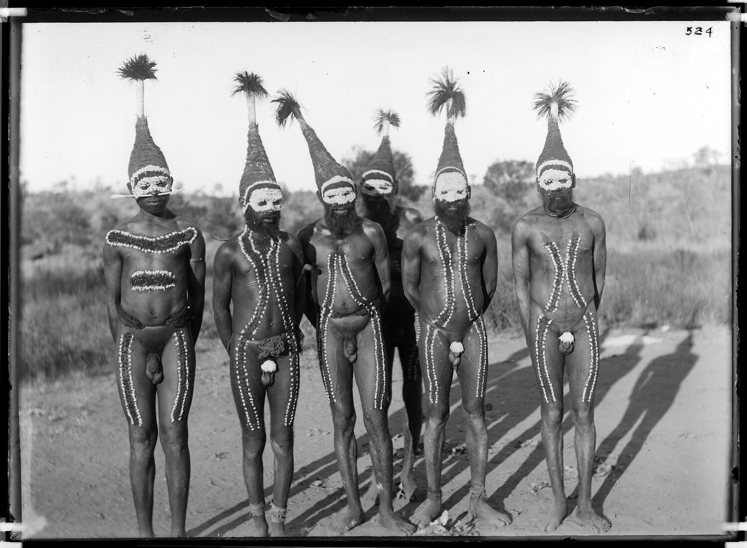 Glass plate. Arrernte. Alice Springs, Central Australia, Northern ...