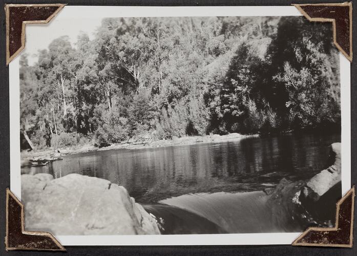 River Yarra at Warburton, Palmer Family Migrant Voyage, England to Australia, 1947