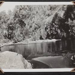 Photograph - River Yarra at Warburton, Palmer Family Migrant Voyage, Warburton, Victoria, circa 27 Mar 1947