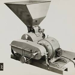 Photograph - Schumacher Mill Furnishing Works, Machine, Port Melbourne, Victoria, circa 1940s