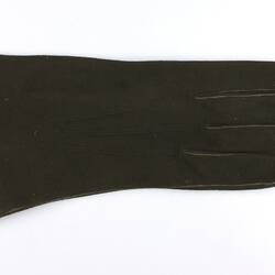 Glove - Brown Suede, circa 1940s