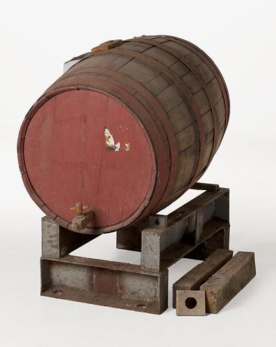 Barrel on Stand - Whisky, Wooden, circa 1990