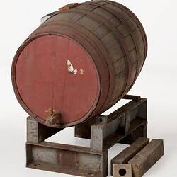 Barrel on Stand - Whisky, Wooden, circa 1990
