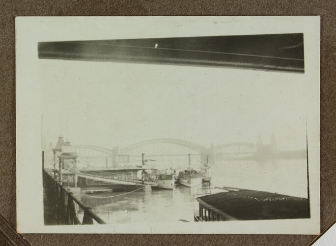 Photograph - Cologne Bridge, Driver Cyril Rose, World War I, 1916-1919